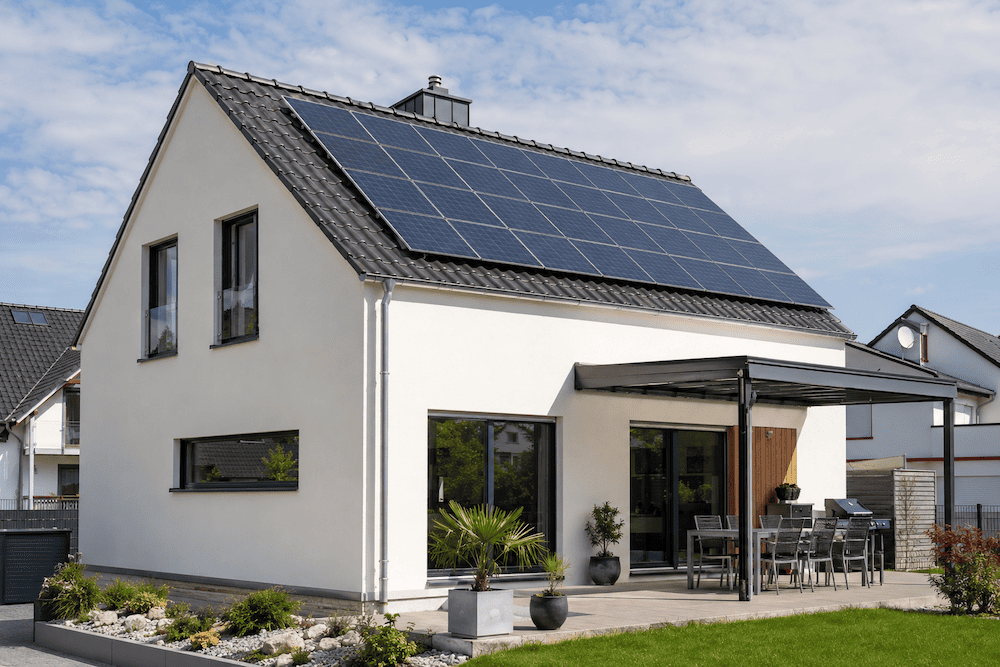 Rehabilitación integral con fachada SATE y autoconsumo solar residencial
