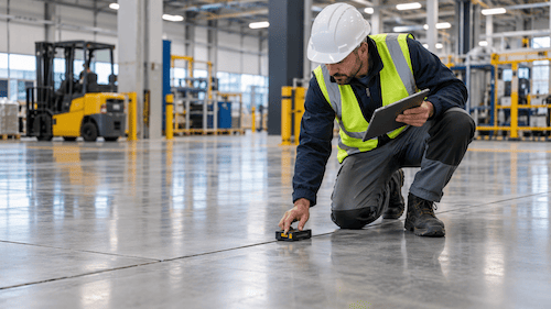 Inspección y mantenimiento preventivo de pavimentos industriales